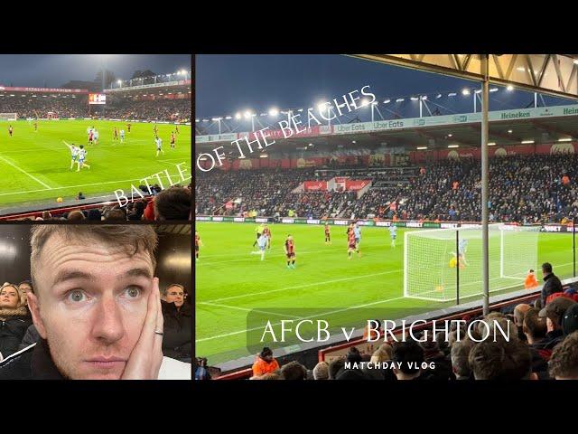 SEAGULLS SURVIVE LATE CHERRIES SIEGE: AFC BOURNEMOUTH V BRIGHTON MATCHDAY VLOG