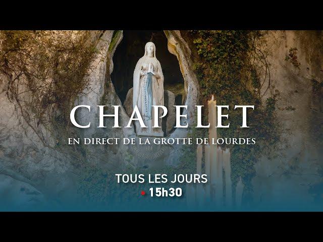 Le Chapelet depuis la Grotte de Lourdes - 05/02/2025