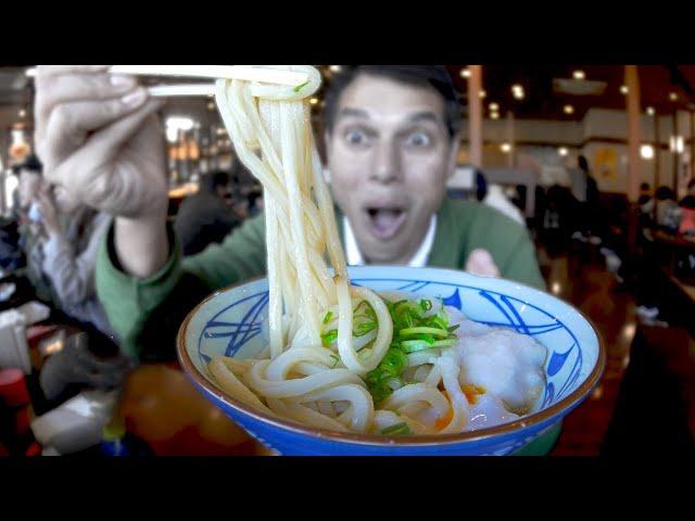 Udon Noodle Eating Spree & Tempura Binge  ONLY in JAPAN