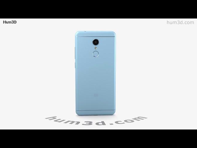 Xiaomi Redmi 5 Light Blue 3D model by 3DModels.org