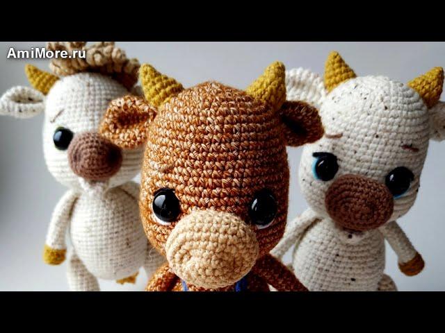 Амигуруми: схема Бычок Тимоша. Игрушки вязаные крючком - Free crochet patterns.