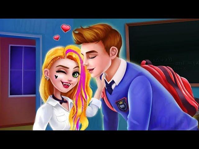 Секретная средняя школа #1 Secret High School Love Story Игры про любовь и вампиров #ТОИ ЧОИ KIDS