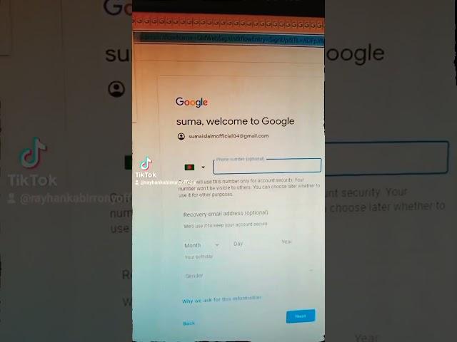 Unlimited Gmail account create 