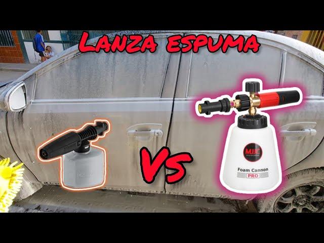 Lanza espuma MJJC  vs Lanza espuma de la Karcher K2. ¿Cual es el mejor lanza espuma ?