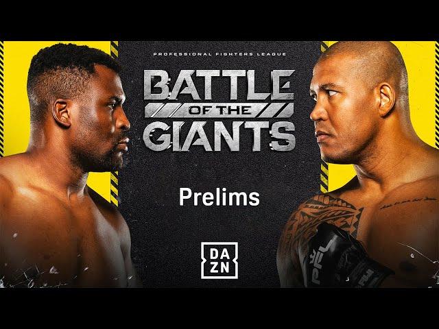 FRANCIS NGANNOU VS. RENAN FERREIRA | BATTLE OF THE GIANTS EARLY CARD LIVESTREAM