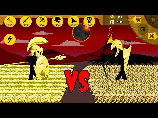 HACK SUMMON 999 GOLDEN SPEARTON VS 999 GOLDEN ARCHIDON | STICK WAR LEGACY | STICK MASTER