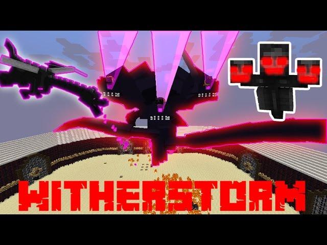 THE WITHER STORM MOD IN MINECRAFT! HOW TO SPAWN THE WITHER STORM!! Engender Mod With Creator!!