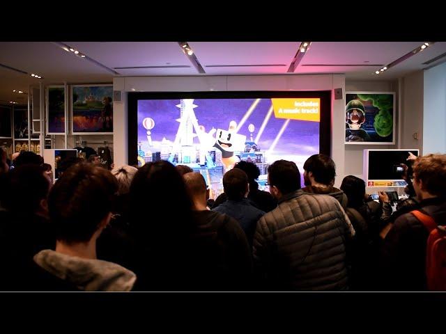 Cuphead (and Other Mii Fighters) Reveal for Super Smash Bros. Ultimate Live Reactions at Nintendo NY