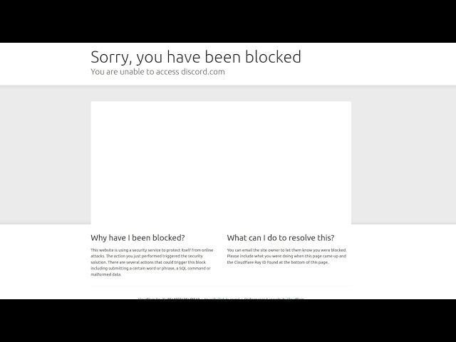 [Discord You Have Been Blocked Cloudflare // You Have Been Blocked Discord //] ⁉️