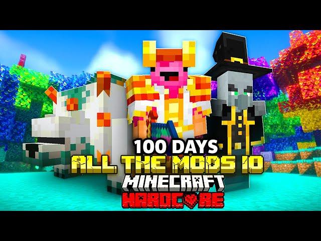 I Survived 100 Days with ALL THE MODS in Minecraft Hardcore!