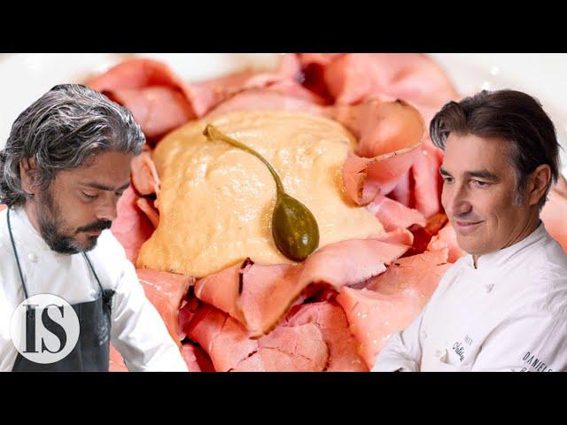 Veal with tuna sauce (Vitel Tonné): Original vs Gourmet with chef Matteo Baronetto and Antiche Sere