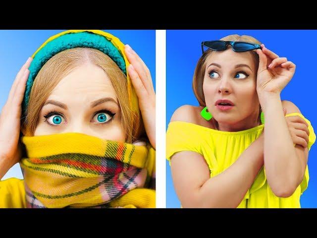 FUNNY WEATHER FAILS || Relatable facts by 5-Minute FUN