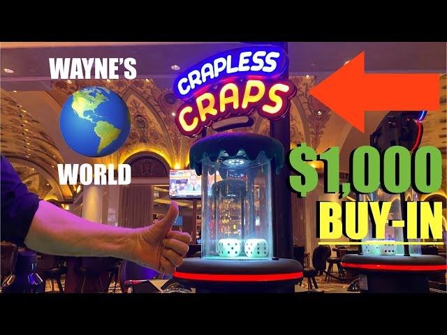 Wayne Puts $1,000 On The Line Playing Crapless Bubble Craps & Never Looks Back…