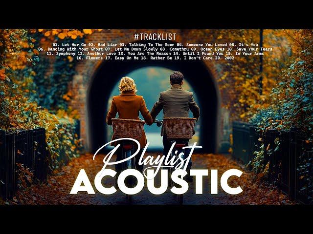 Best Soft Acoustic Love Songs Playlist With Lyrics  Viral Tiktok Chill Songs Cover 2024