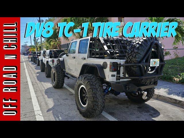 DV8 TC-1 Tire Carrier Install / OffRoad n Chill