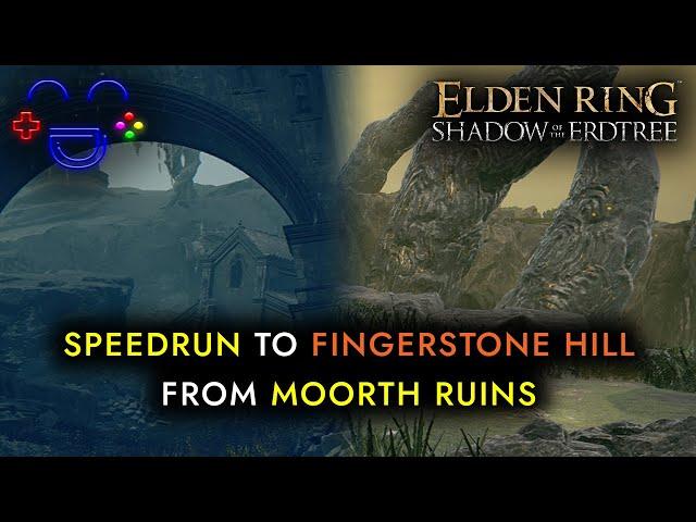 Moorth Ruins to Fingerstone Hill Speedrun | Elden Ring: SotE