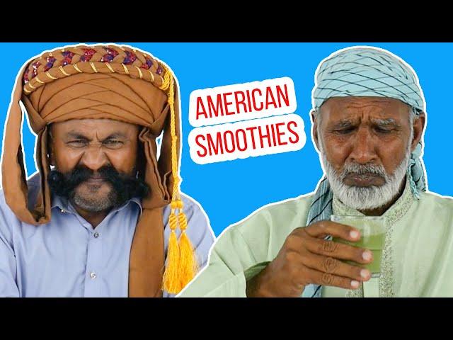 Villagers Try American Smoothies