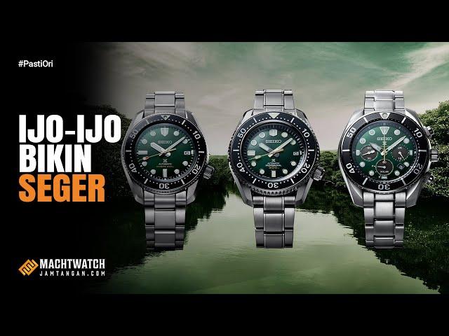 TRIO IJO BIKIN MELONGO! Review On-Hands Seiko Prospex SLA047J1, SSC807J1, dan SPB207J1