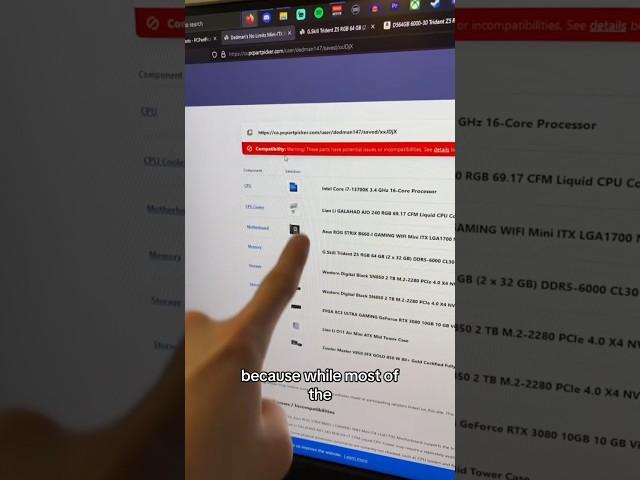 PC Part Picker is WRONG?