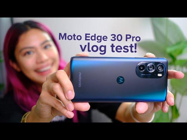 Moto Edge 30 CAMERA vlog test!