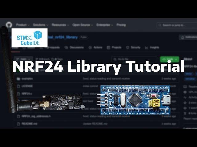 NRF24 LIBRARY TUTORIAL STM32CUBEIDE