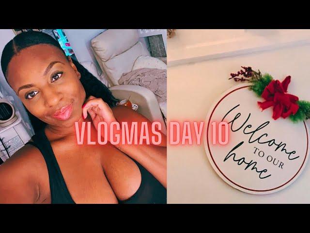 VLOGMAS DAY 10: SAHM VLOG| navigating motherhood and career| still decorating for the holidays