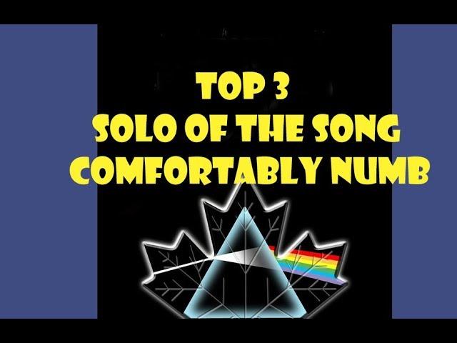 Top 3 solo of the song comfortably numb(RUS VS GER)