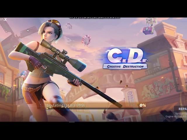 how to fix Creative Destruction stuck loading and black screan