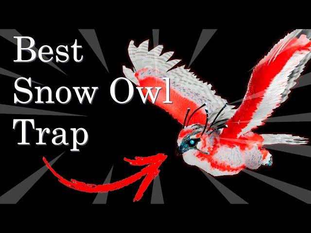 The Snow Owl Trap Ark - Easy Snow Owl  Trap - Easy Snow Owl Tame - Ark Survival Evolved