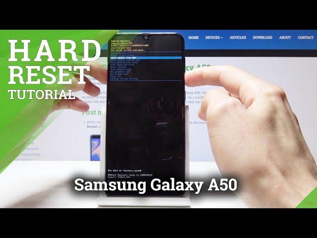 How to Hard Reset Samsung Galaxy A50 - Bypass Screen Protection