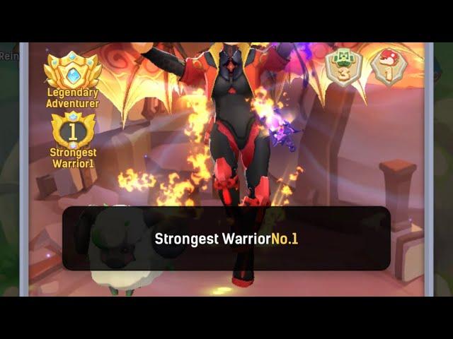 Best Warrior of all Servers in Monument of Adventure | Ulala Idle Adventure