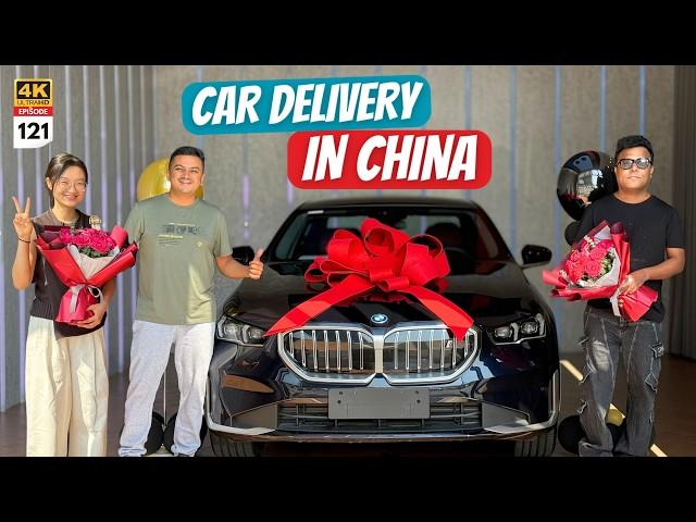 EP 121 - പുതിയ വണ്ടി | Brand New BMW i5 Car Delivery in China | How Chinese People Deliver the Car?