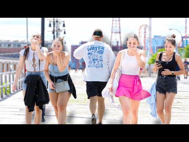 Funny WET FART Prank in NYC! POO BREW!!