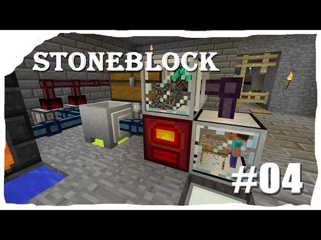 Прохождение сборки Stone Block #04 -  Auto sieve  майнкрафт 1.12.2