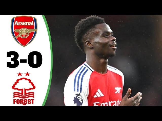 Arsenal vs Nottingham Forest 3-0 All Goals Highlight Today Match 2024