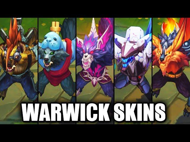 All Warwick Skins Spotlight (League of Legends)