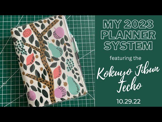 2023 Planner System | 10.29.22 | Jibun Techo | MäksēLife | Functional Planning | Architect Destiny