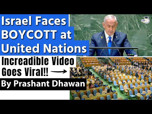 Incredible Video from United Nations | Israel Faces Total Boycott before Netanyahu speech