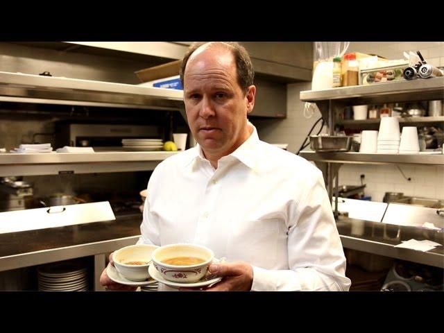 Middle-Aged Waiter Sadly Not Involved In Any Creative Endeavor