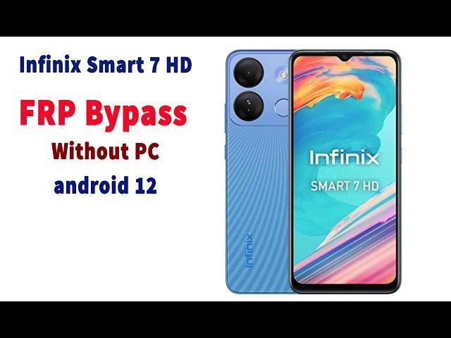 infinix Smart 7 HD android 12 frp bypass xshare sharing app installing ok