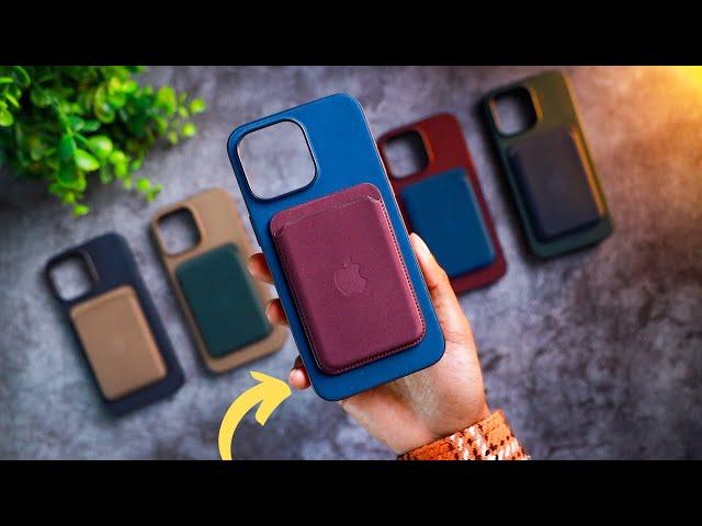 ALL THE NEW iPhone 15 FineWoven Cases & FineWoven Apple Wallet in (Every Color)! My Honest Review..