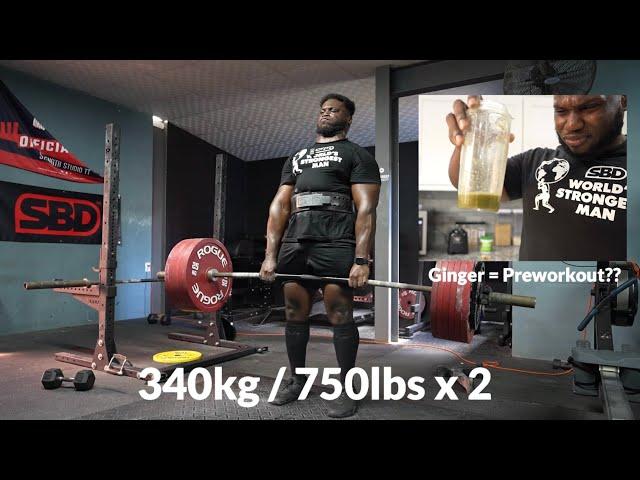 The Build Day 11 - The New Pre-Workout Blend | 750lbs x 2 Deadlift