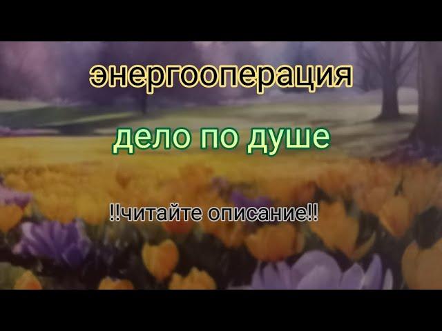 #энергооперация Дело по душе