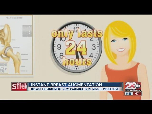 Instant Breast augmentation gaining popularity