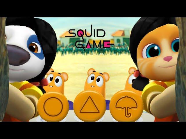 My Talking Tom Friends  Squid Game Dalgona Candy Funny Pet  