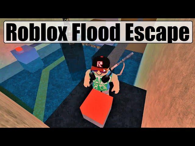 ПОБЕГ ОТ ВОДЫ  Roblox Flood Escape Monthly Leaderboard! Онлайн игры Роблокс ВЫЖИВАНИЕ