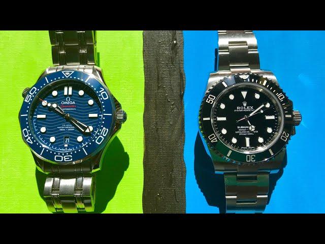 Сравниваем ROLEX SUBMARINER vs OMEGA SEAMASTER | Часть 1