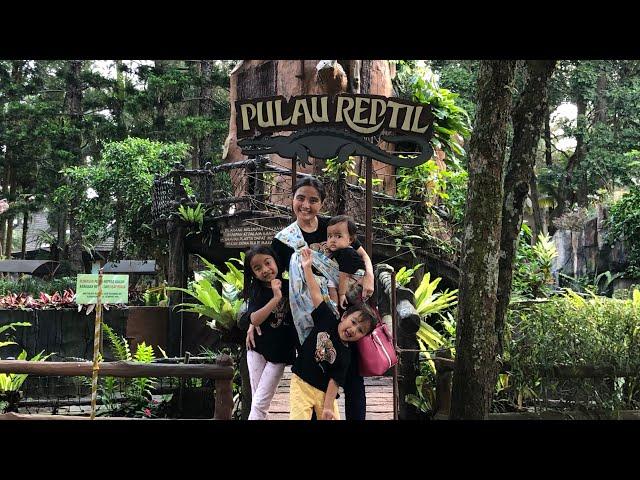 Liburan Zara Cute part 5 | Keliling Pulau Reptile | Wisata Edukasi Anak ke Hutan Buatan