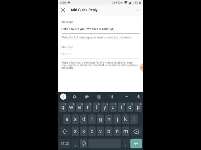 How To Add Instagram Quick Reply Messages In DM