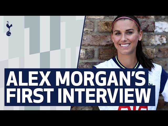 ALEX MORGAN'S FIRST SPURS INTERVIEW!